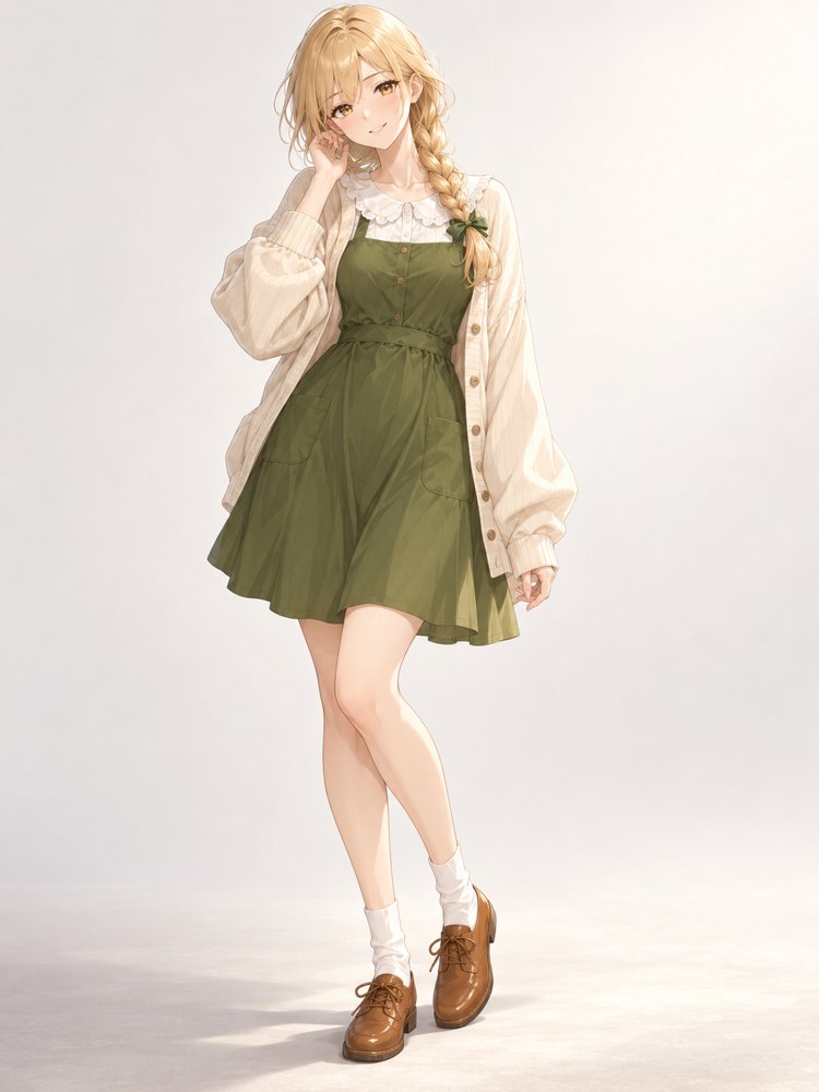 An original fictional character produced from a visual specification.